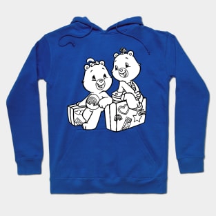 Twin care bears Hoodie